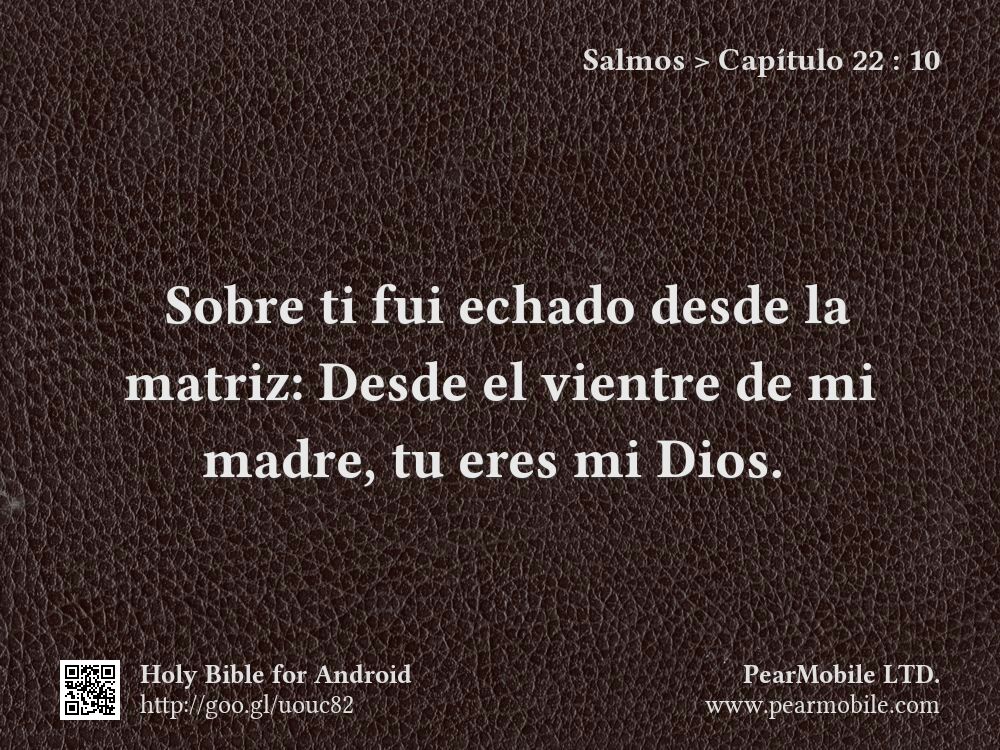 Salmos, Capítulo 22:10
